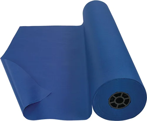 Miniatura 18 de Colorations Rollo de papel de doble superficie Suministros para el aula para artes y manualidades Negro (36" x 1000') (Artículo # DSBK)