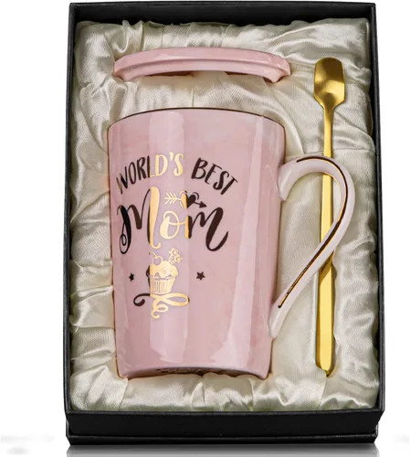 Regalos de Cumpleaños para Mamá de Hija Hijo Niños - Ideas Divertidas de Regalos de Cumpleaños para Madres Esposa Mujeres - Taza de Café de Cerámica
