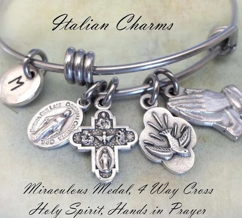 Miniatura 8 de Pulsera St. Veronica, regalo de confirmación de la patrona