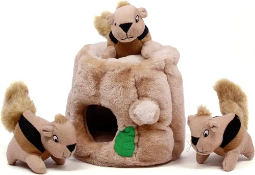 Miniatura 11 de Outward Hound Hide A Birthday Cake, rompecabezas de peluche con temática de cumpleaños para perros