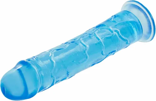 Miniatura 8 de Consoladores azules gruesos de 8.1 pulgadas, juguetes sexuales flexibles con ventosa para el punto G de las mujeres