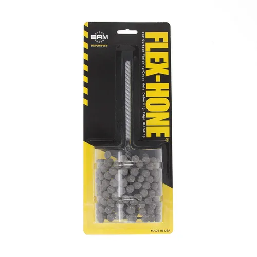 Miniatura 44 de Brush Research BC Flex Hone estándar para cilindros de freno, hidráulica y guías de válvulas, óxido de aluminio, 1-1/8 pulgadas de diámetro, grano