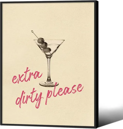 Miniatura 30 de Pósteres vintage de Martini rosa a la moda, cócteles, bebidas alcohólicas, impresiones artísticas de pared para el hogar, apartamento, cocina, bar