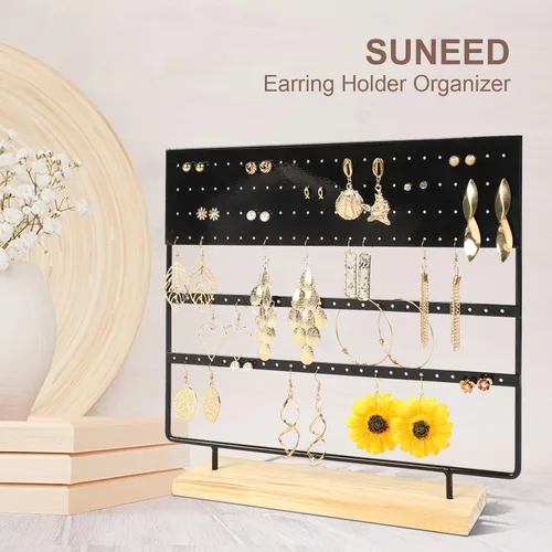 Miniatura 4 de Suneed - Exhibidor y organizador para aretes, collares y alhajas