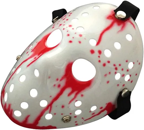 Miniatura 3 de COSTOYFUN Máscara para disfraz de Halloween, máscara de terror, máscara de disfraz de cosplay, máscara de fiesta de máscaras Sangre