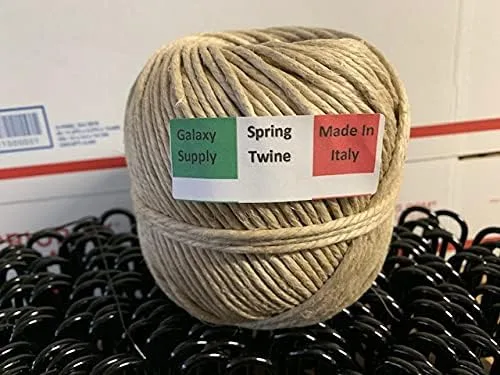 Galaxy Supply - Cordel de resorte para tapicería, color marrón, fabricado en Italia (1 libra)