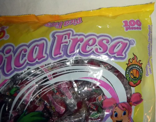 Miniatura 2 de Vero Pica Fresa Gomitas Enchiladas Hot Straberry Flavored Gummies 100 Pcs Selladas