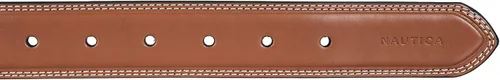 Miniatura 6 de Nautica Men's Dress Leather Belt for Suits and Pants Classic Business Fashion Adjustable Metal Buckle