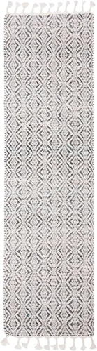 Miniatura 3 de SAFAVIEH Natura Collection Alfombra de pasillo, 2 pies 3 pulgadas x 8 pies, carbón, lana hecha a mano, ideal para zonas de alto tráfico en sala