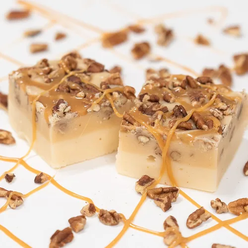 Miniatura 18 de Valley Fudge, pastel de queso de chocolate, dulce de azúcar artesanal fresco, mantequilla real, caramelo gourmet, paquete de una libra