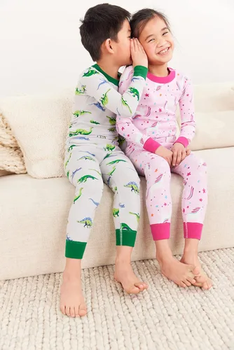 Miniatura 3 de Moon and Back Conjunto de pijama de manga larga de algodón orgánico para bebé, 2