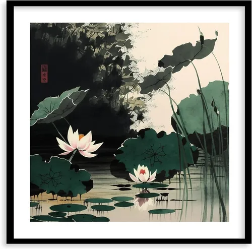Japanese Landscape Art Print for Wall Decor - Premium Giclee for Home Decor - Aesthetic Modern Wall Art Poster Painting Style Wall Artwork Landscape