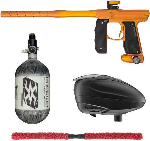Miniatura 24 de Action Village Empire Mini GS TP Contender Kit de pistola de paintball con tanque 68/4500 Negro Polvo/Negro Polvo