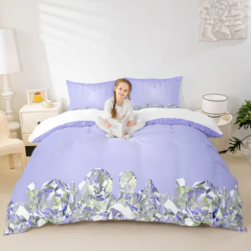 Miniatura 8 de Juego de ropa de cama de líneas negras, rojas y grises, tamaño individual para habitación de niños y niños, juego de funda de edredón con costuras