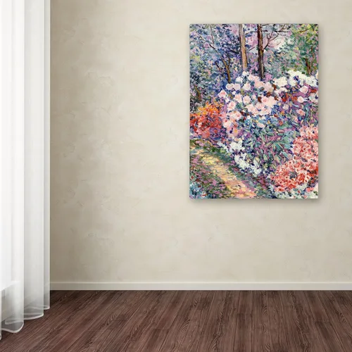 Miniatura 3 de Trademark Fine Art Lienzo de flores en el bosque por Manor Shadian 14x19