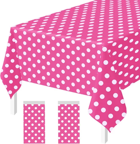 Miniatura 9 de Paquete de 2 Manteles de Plástico Beige Desechables Cubiertas de Mesa Mantel Rectangular Beige para Fiesta Baby Shower Boda Cumpleaños Mantel