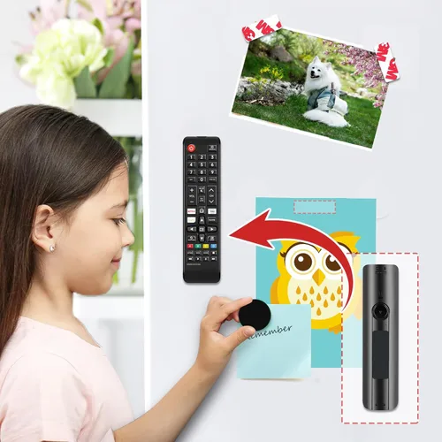 Miniatura 5 de Thaibear Tira magnética, cinta magnética flexible con respaldo adhesivo (paquete de 16, 3 x 1 pulgadas), tiras magnéticas adhesivas fuertes