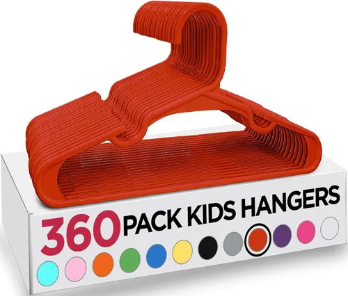 Miniatura 18 de Utopia Home Paquete de 20 Perchas para Niños - Perchas de Plástico para Bebé de 11.5 Pulgadas para Armario - Perchas para Niños para Ropa y Percha