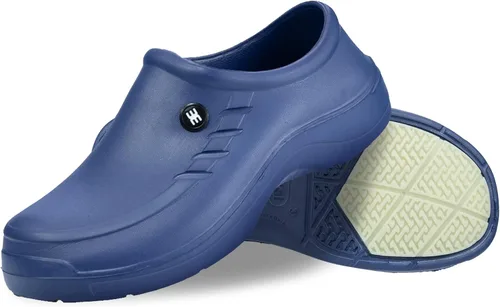 Miniatura 10 de Zapatos antideslizantes para hombre: zuecos sin cordones, cómodos zapatos de trabajo