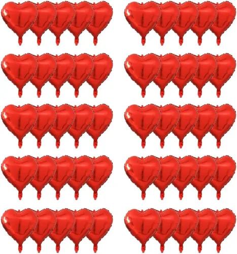 Miniatura 7 de Globos rosados en forma de corazón de 10 pulgadas para cumpleaños, boda, compromiso, día de San Valentín, decoración de fiesta, suministros