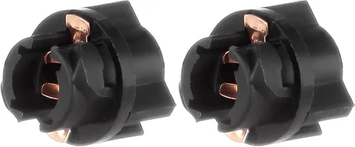 Miniatura 3 de cciyu Paquete de 8 enchufes giratorios de 17 37 70 para panel de instrumentos, lámpara de tablero (T5 Twist Lock)