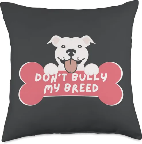 Miniatura 5 de jovy fits Don't Pit Bull and Bully Breed Lover - Almohada de regalo, 16 x 16 pulgadas, multicolor