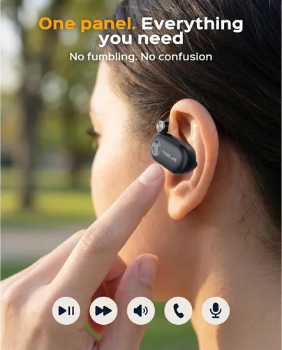 Miniatura 9 de TREBLAB X-Open - Auriculares inalámbricos True Open Ear de oído abierto, comodidad ligera, ajuste detrás de la oreja, sonido envolvente, micrófono