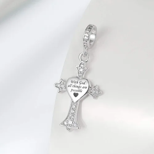 Miniatura 2 de Dijes de plata de ley 925 para pulsera y collar Pandora, regalos de joyería para mujeres