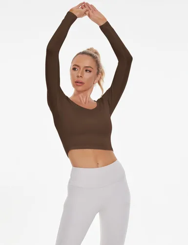 Miniatura 5 de Camisas básicas de manga larga para mujer, estilo casual, ajustadas, para salir, moda de otoño para mujer