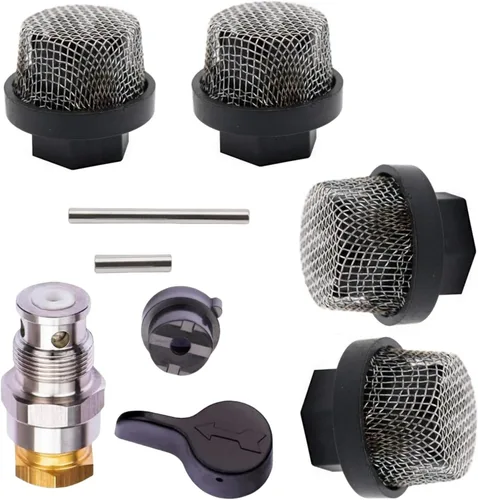 Miniatura 10 de 235014 Prime Spray Valve Aftermarket Drain Valve compatible con Graco 390 395 490 495 595 Pulverizador de pintura sin aire