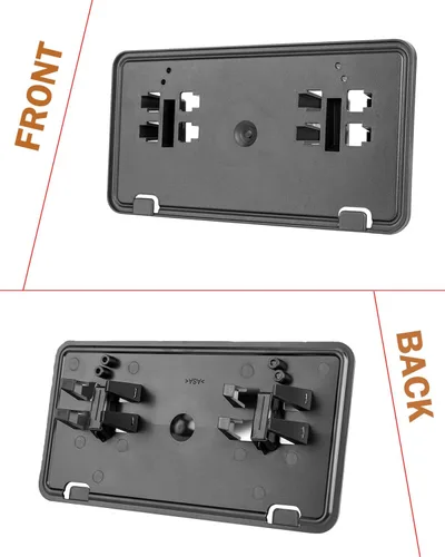 Miniatura 6 de Marco de matrícula delantero para Ford F150 2018 2019 2020 sin taladro, soporte de montaje para parachoques delantero, accesorios F-150