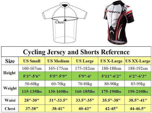 Miniatura 6 de Sponeed, suéter de ciclismo, mallas cortas con almohadilla, respirable, ciclismo, hombres.