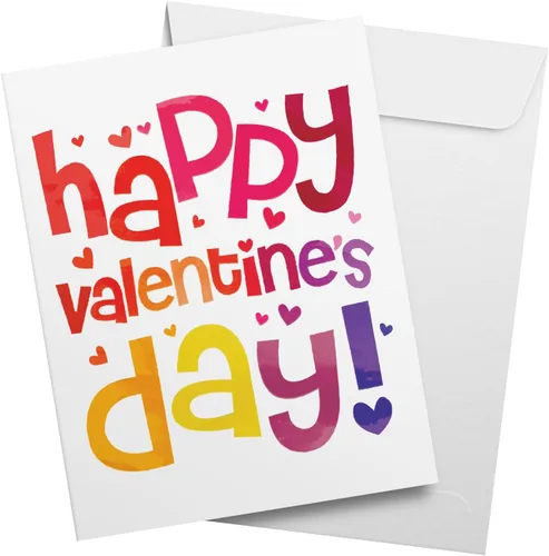 Miniatura 12 de Tarjetas de felicitación y sobres grandes para el día de San Valentín "A Big Hug" – 8.5 x 11 pulgadas, tarjeta de San Valentín de tamaño grande