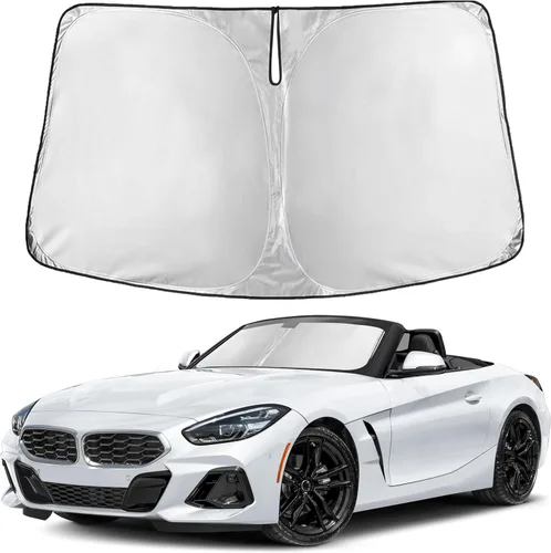 Miniatura 189 de Econour Parasol para parabrisas compatible con Honda Civic 2016-2021, protector de parasol plegable para ventana, bloquea los rayos UV y mantiene tu