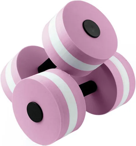 Miniatura 9 de Mancuernas de agua para ejercicio aeróbico de agua, mancuernas de espuma de resistencia para piscina, mancuernas acuáticas de EVA, barra de yoga