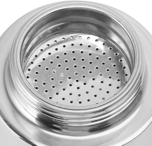 Miniatura 9 de 2 tazas 3.4 fl oz pote, doble cafetera de acero inoxidable, cafetera de doble canalón, puede hacer auténtico café Itan