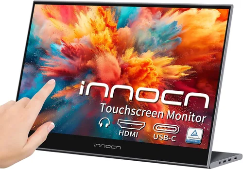 Miniatura 6 de INNOCN Monitor portátil 4K de 15.6 "Pantalla táctil 3840 x 2160 USB C HDMI Monitor externo para juegos segunda pantalla de computadora Monitor