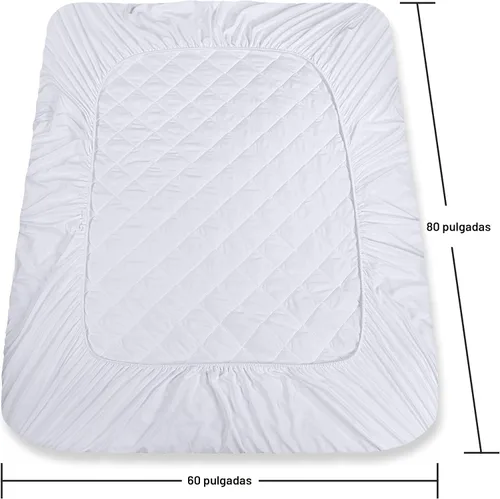 Miniatura 4 de Utopia Bedding - Cubrecolchón acolchado (tamaño Queen), protector de colchón elástico y ajustable, protector y funda con bolsillo profundo que se
