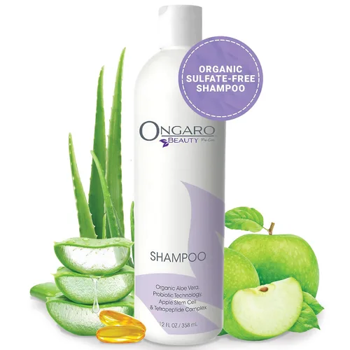 Miniatura 7 de Ongaro Beauty Acondicionador orgánico para el cabello para hombres y mujeres, acondicionador hidratante hidratante con aloe vera, vitamina E