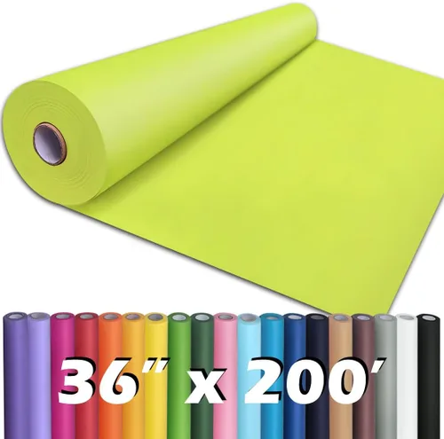 Miniatura 24 de PerkHomy - Rollo de papel kraft blanco de 36" x 2,400" (200') para manualidades, papel de tablón de anuncios, arte, cobertura de mesa, manualidades