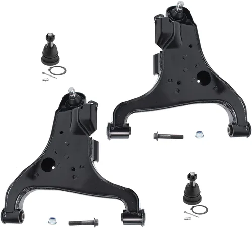 Miniatura 110 de Detroit Axle - Brazos de control superiores traseros para Chrysler 300 Dodge Challenger Charger Magnum, reemplazo del conjunto de brazos de control