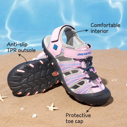 Miniatura 4 de Dream Pars - Sandalias de verano para niños y niñas, para niños pequeños y grandes, para exteriores