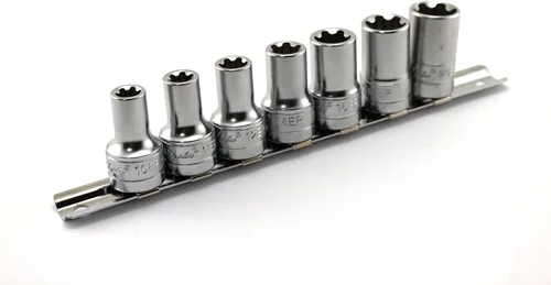 Miniatura 5 de TMAX 8 piezas Torx Plus 18-32EP Socket 1/2 pulgada de unidad cuadrada de reparación automática de impacto listo para herramientas