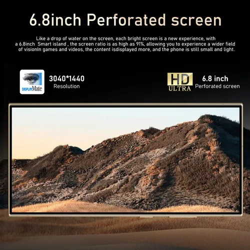Miniatura 4 de MMY I24 Ultra 5G Teléfono Inteligente Desbloqueado, 16GB+512GB Teléfono Celular Completo para Android 13, 6.8" Teléfono Celular Desbloqueado