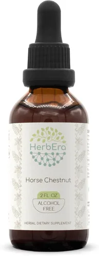 Miniatura 6 de HerbEra Castaño de Indias B120 Tintura de extracto de hierbas sin alcohol, castaño de indias superconcentrado (Aesculus hippocastanum) (4 fl oz)