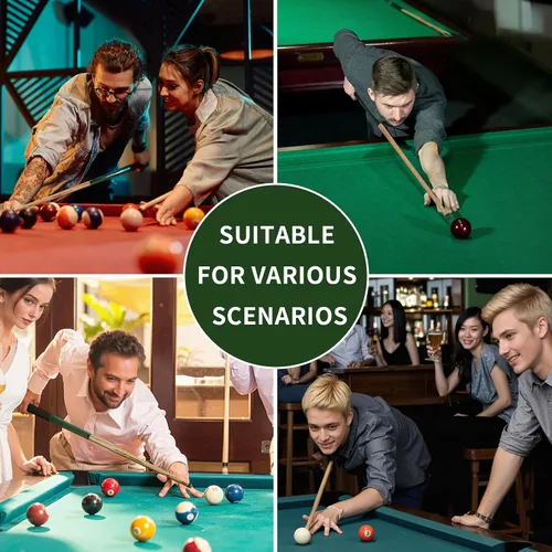 Miniatura 7 de Kmise Break Jump Cue Stick, palo de piscina de 11/21/25 onzas para roturas explosivas y saltos sin esfuerzo, taco de piscina pesado de 42/56 Verde