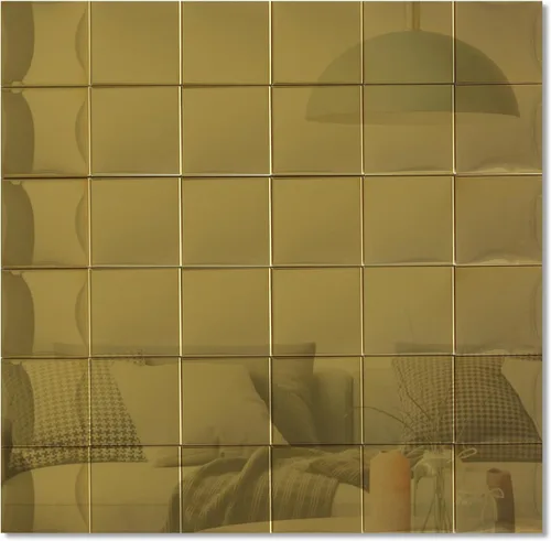 Miniatura 13 de Yipscazo Azulejos de mosaico de acero inoxidable con aspecto de metal para cocina, cocina, baño, lavandería (11.8 x 11.8 pulgadas)