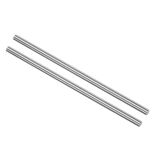 Miniatura 6 de uxcell 2 piezas varillas redondas de acero, 10 mm x 60 mm de acero de alta velocidad (HSS) Barra de torno herramienta, para eje, engranaje, taladro
