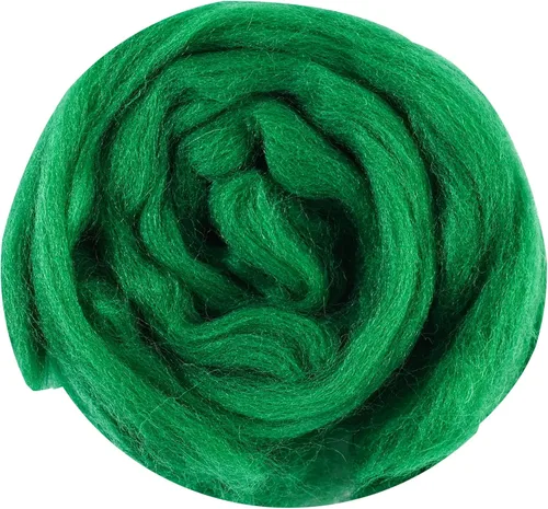 Miniatura 107 de 24 tipos de lana rosa, 4.23 oz (120 g), adecuado para fieltro húmedo y fieltro de aguja de telas hiladas de lana. Un paquete de prueba está Tonos