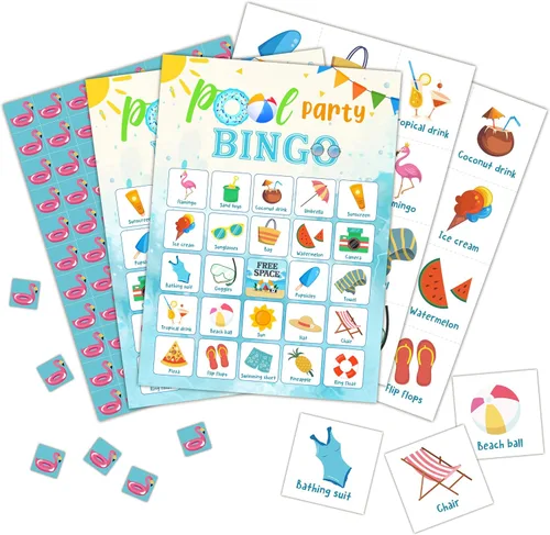Miniatura 11 de Tarjetas de bingo de jubilación, juego de jubilación para 24 jugadores, actividades de oficina para familiares y amigos, suministros de regalos